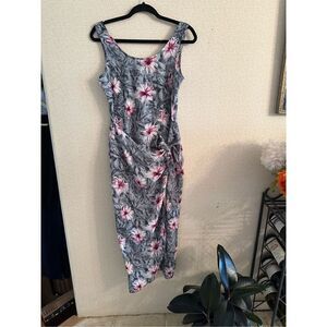 Vintage Dress Barn faux wrap dress